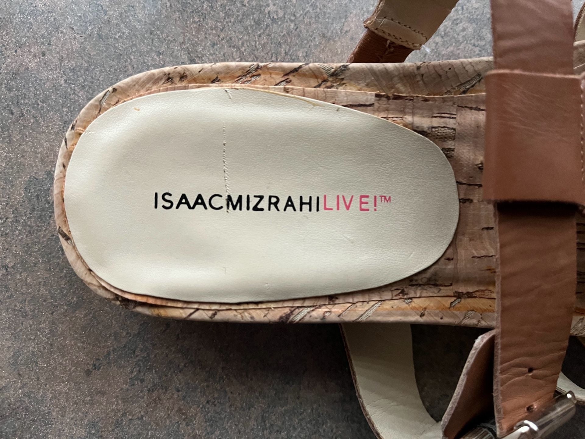 Isaac Mizrahi Live! IMJUMPER Brown Leather Strappy Gladiator Sandals Size 9M 4