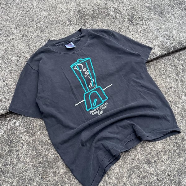 Vintage Oneita SJSU Eleventh Annual Design Mixer T-Shirt Size L Single Stitch