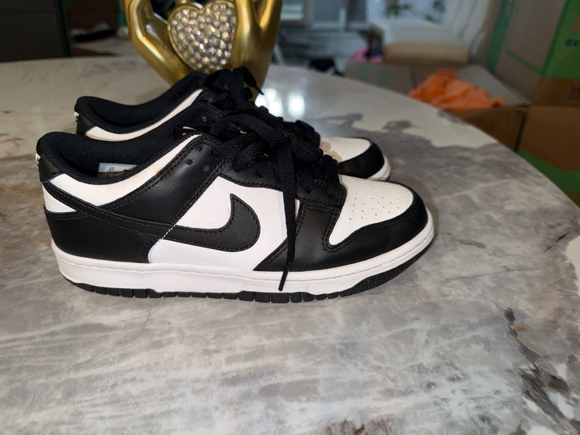 Nike Dunk Low Panda Black White GS Size 6Y CW1590-100 6