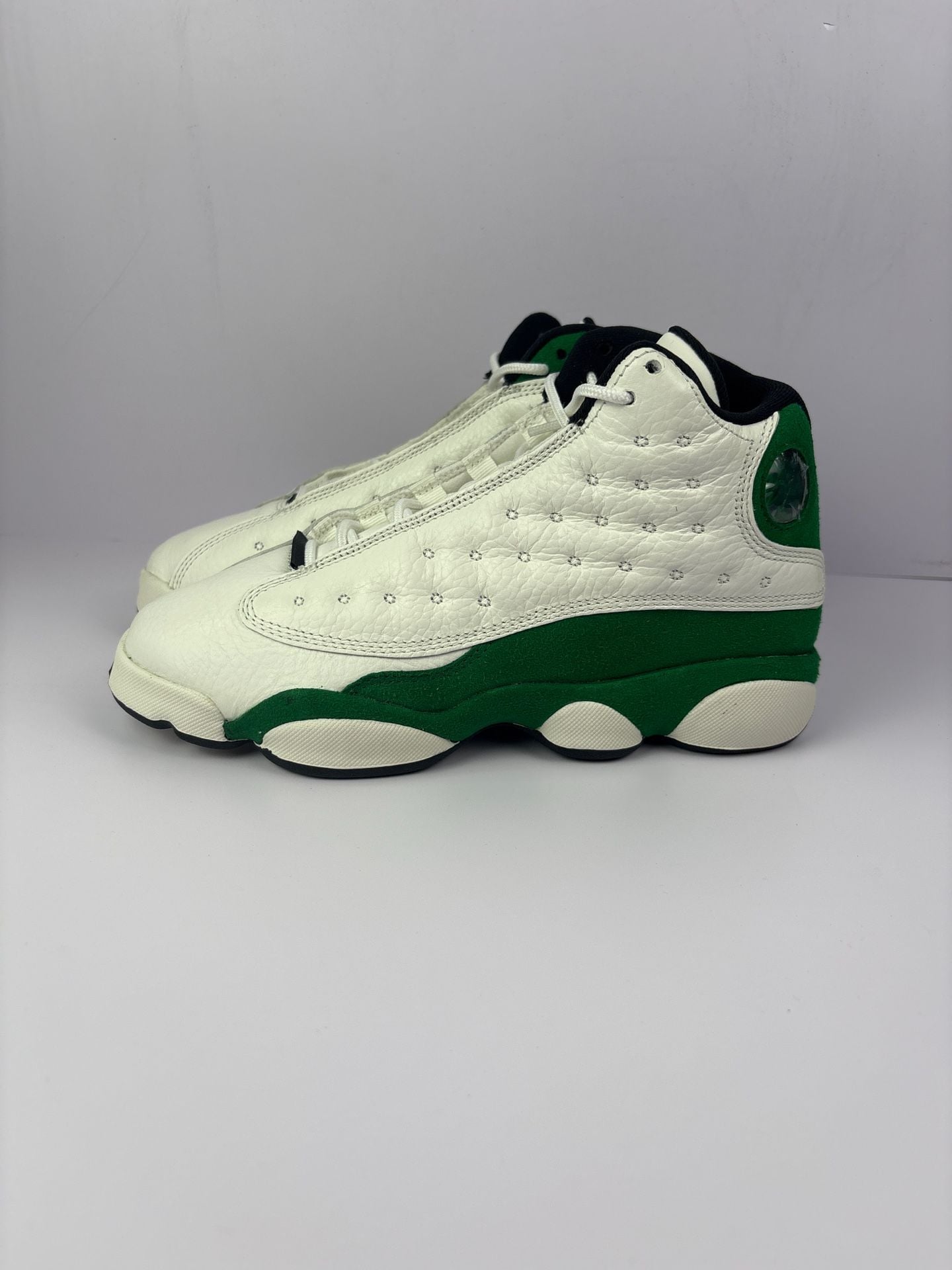 AIR JORDAN 13 RETRO (GS) "SAIL PINE GREEN" 2025 SZ 5Y/ 6.5(W) HQ0780-103 DS 2