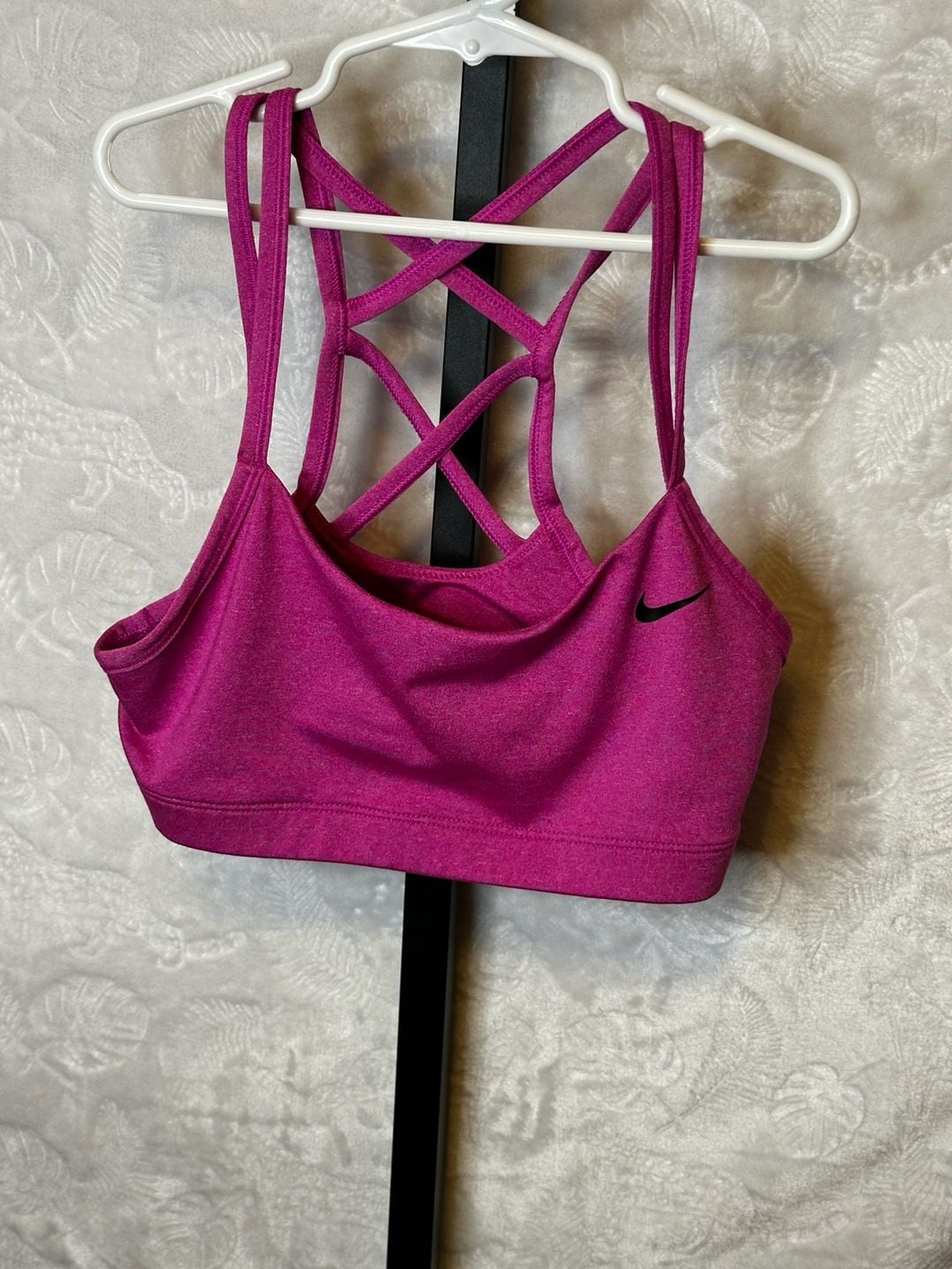 Nike Indy Strappy Sports Bra Pink Size S 1