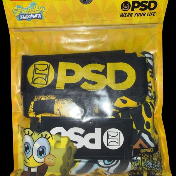PSD SpongeBob SquarePants Splat Boxer Briefs XL