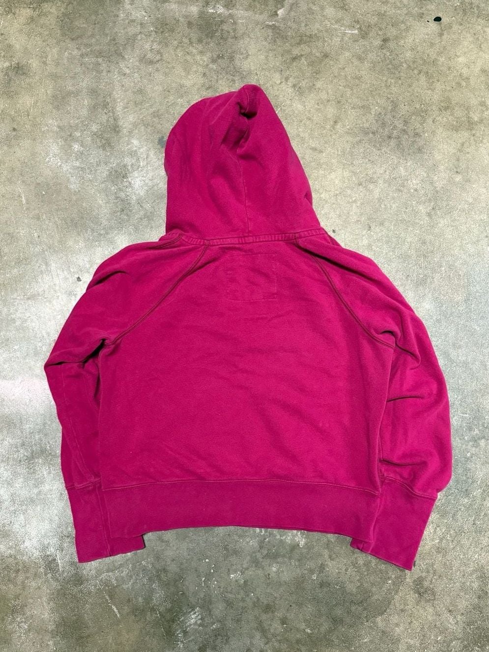 American Eagle Pink V-Neck Pullover Hoodie Size L 5
