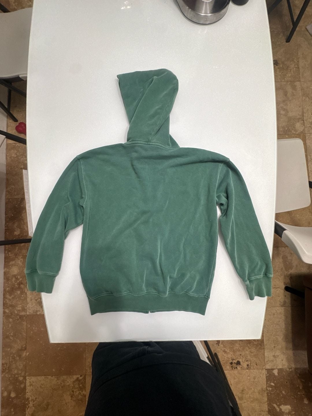 Gap Kids Green Zip-Up Hoodie Size L (10) 5