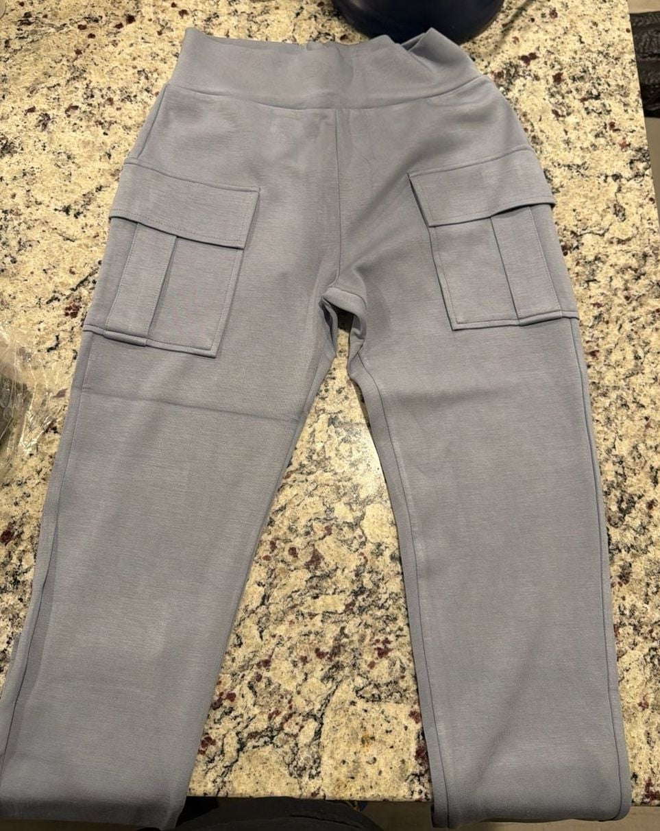 Active USA High Waisted Cargo Leggings Size Small 2