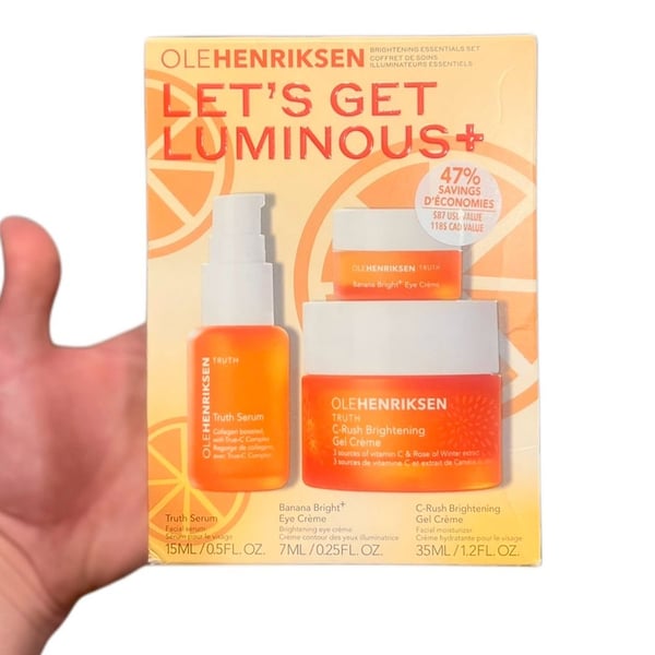Ole Henriksen Let's Get Luminous+Brightening Vitamin C Essentials Set 3Piece Kit