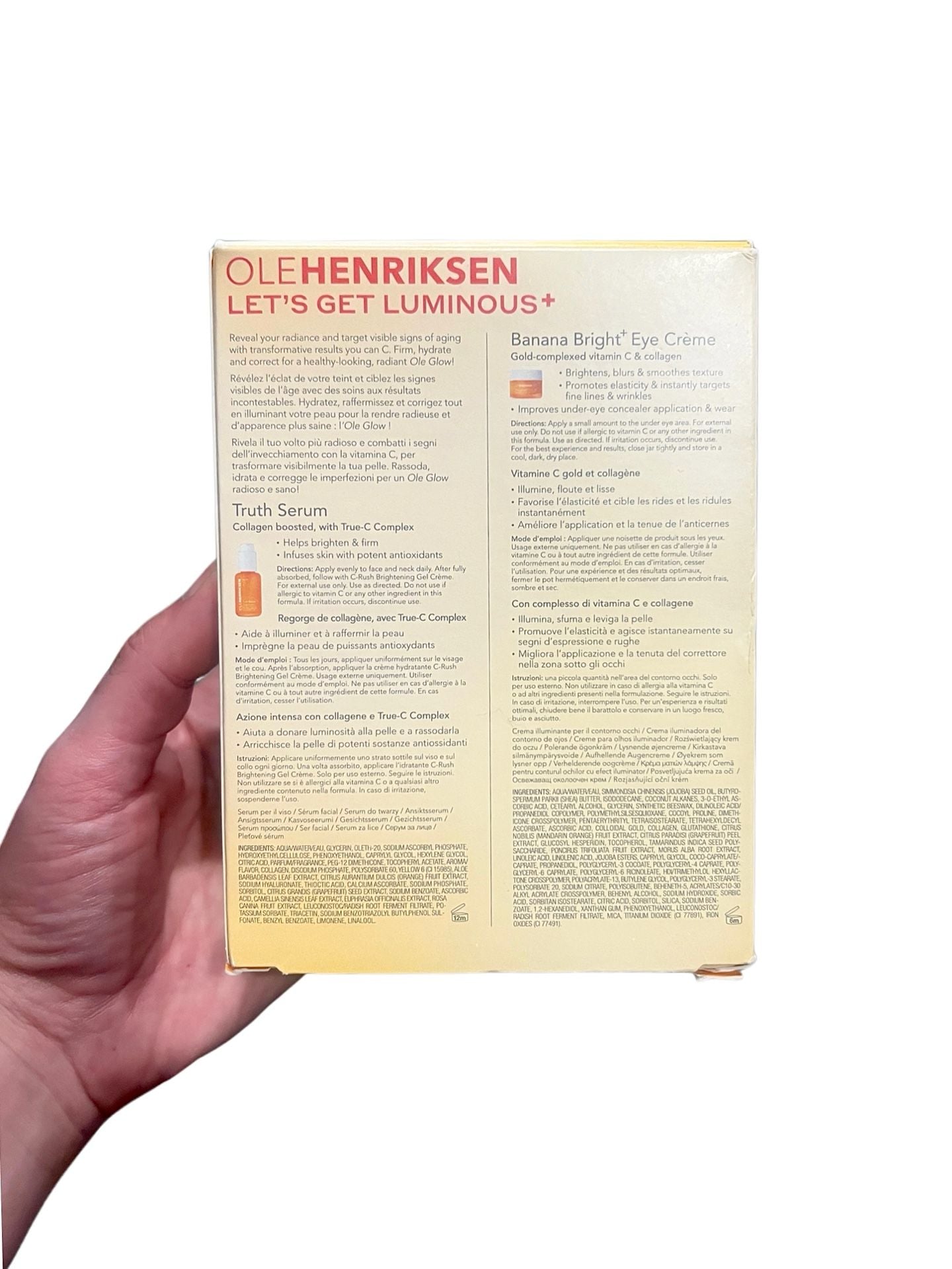 Ole Henriksen Let's Get Luminous+Brightening Vitamin C Essentials Set 3Piece Kit 4