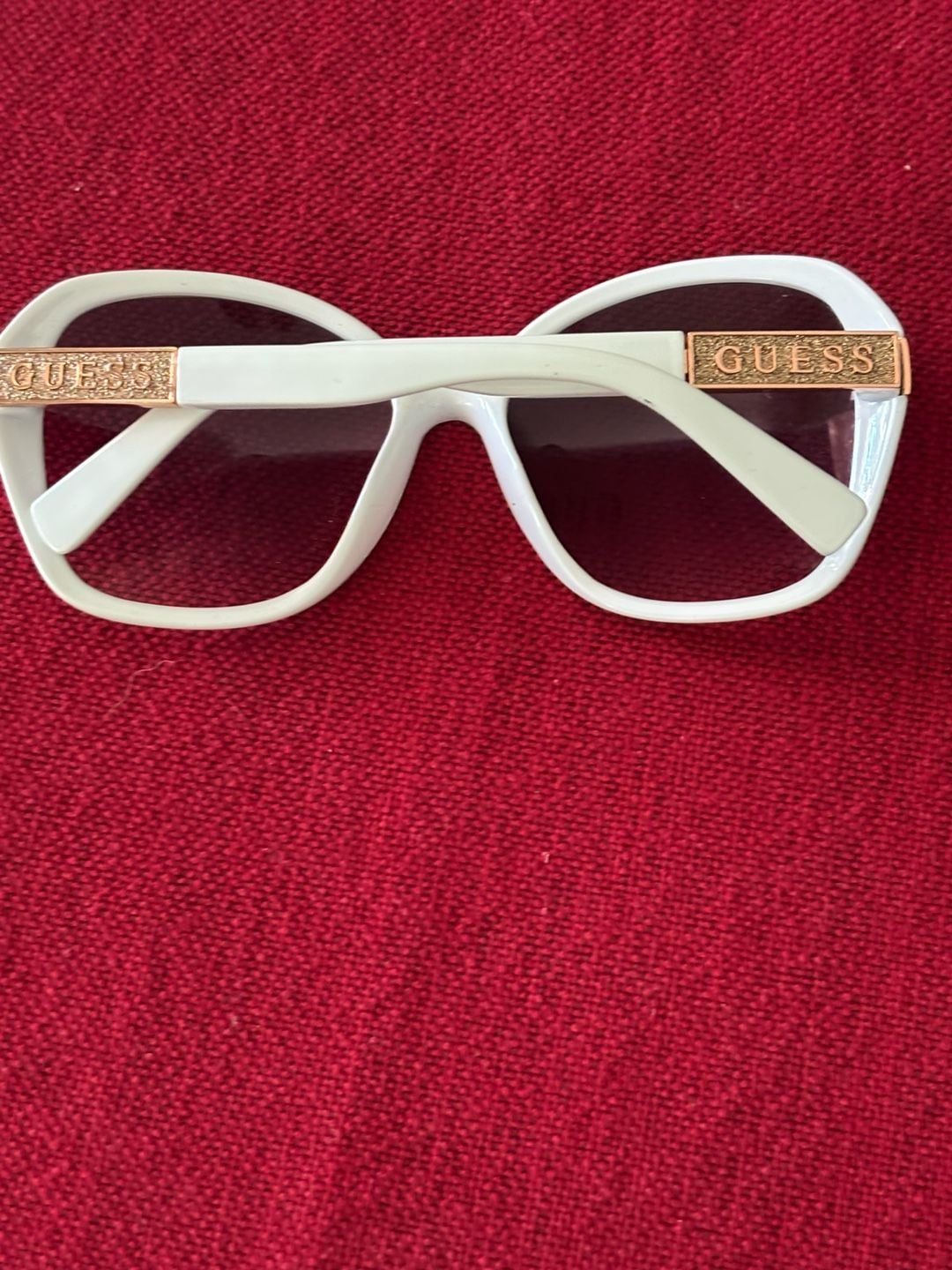 Guess GF0371 21T White Square Sunglasses 57-17 135 with Case 7