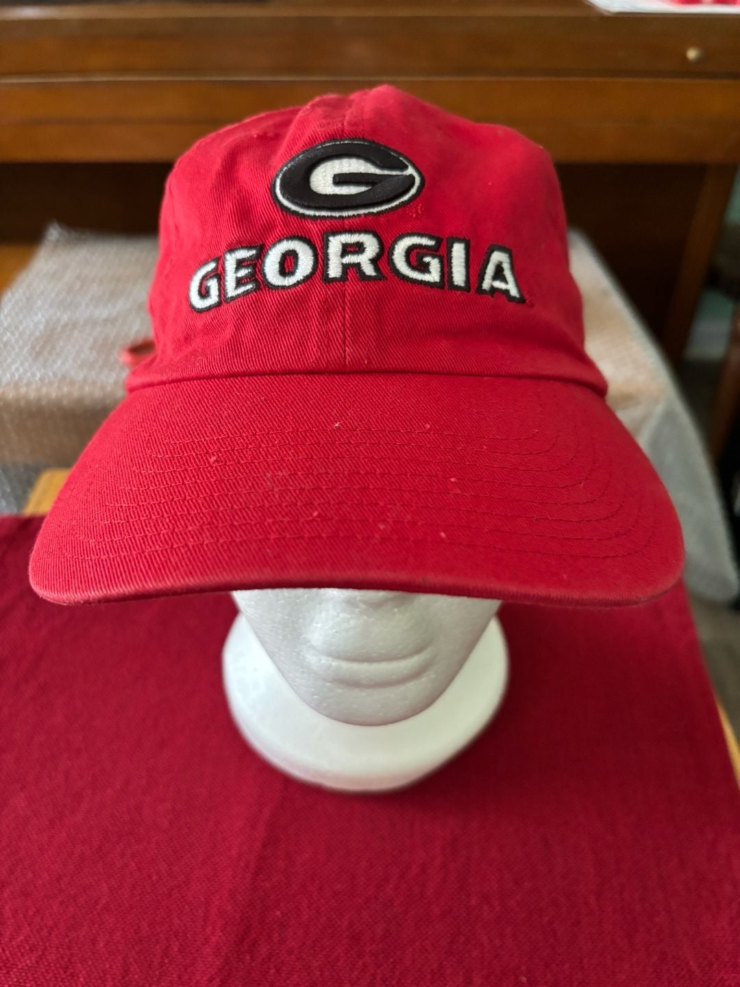 Fan Favorite University of Georgia Bulldogs Red Adjustable Hat One Size 2