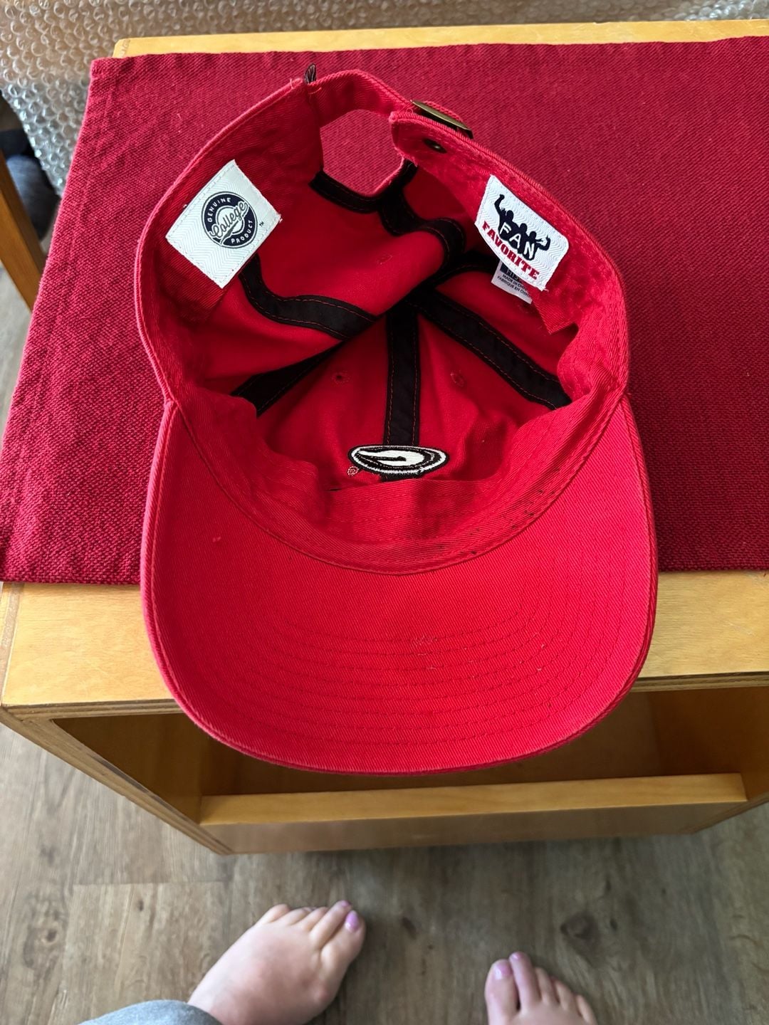 Fan Favorite University of Georgia Bulldogs Red Adjustable Hat One Size 7