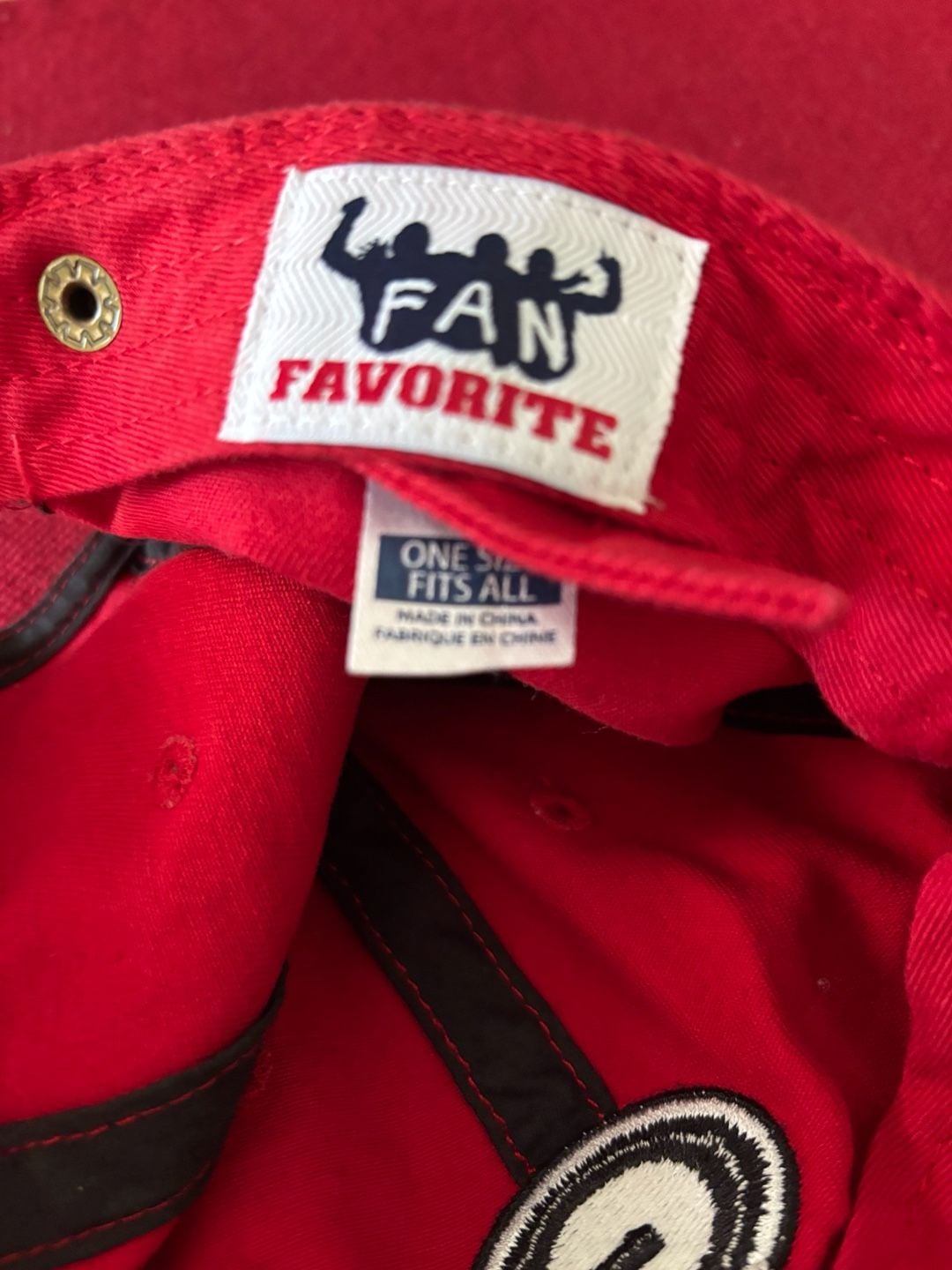 Fan Favorite University of Georgia Bulldogs Red Adjustable Hat One Size 8