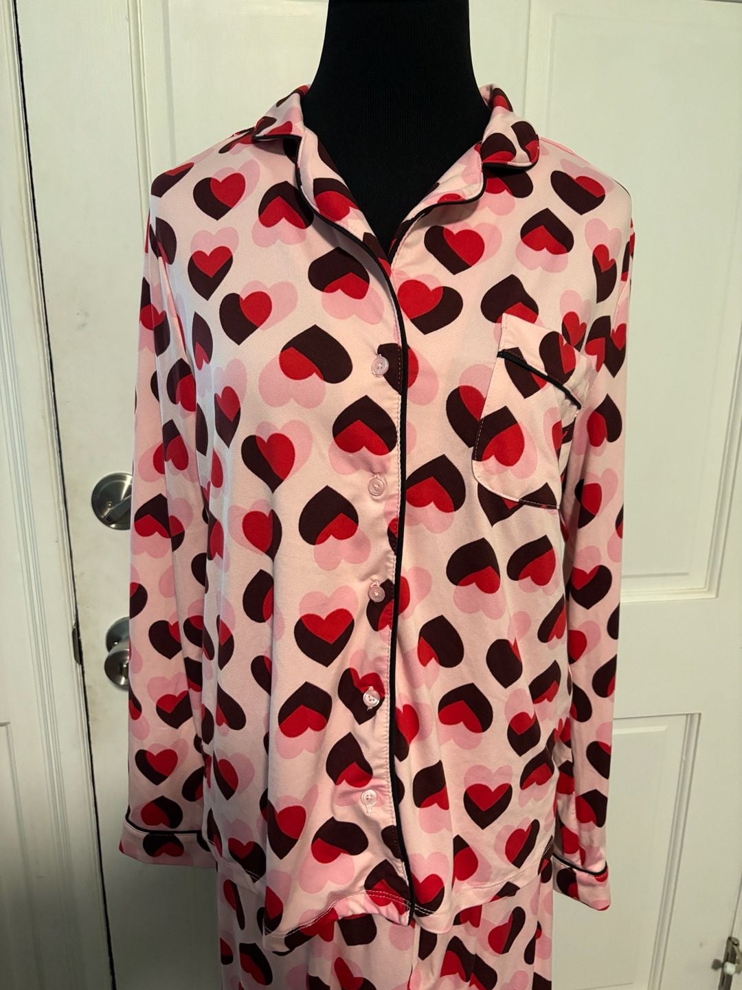 Kate Spade valentines heart Pajama Set 1