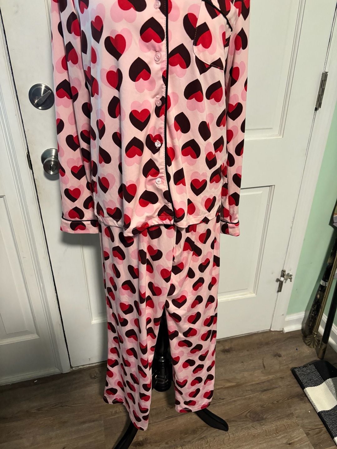 Kate Spade valentines heart Pajama Set 6