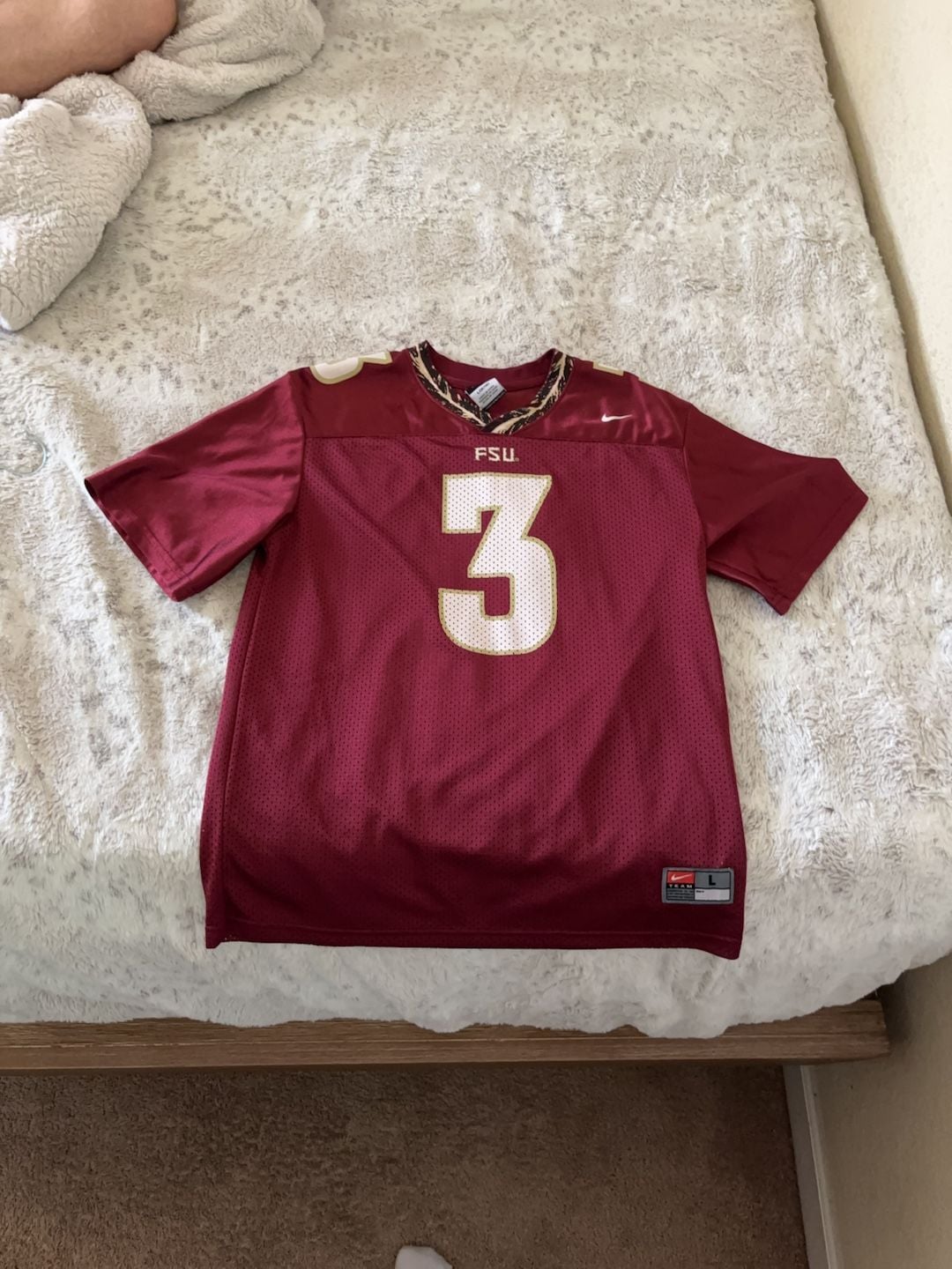 Nike Florida State Seminoles FSU #3 Football Jersey Youth Large 2