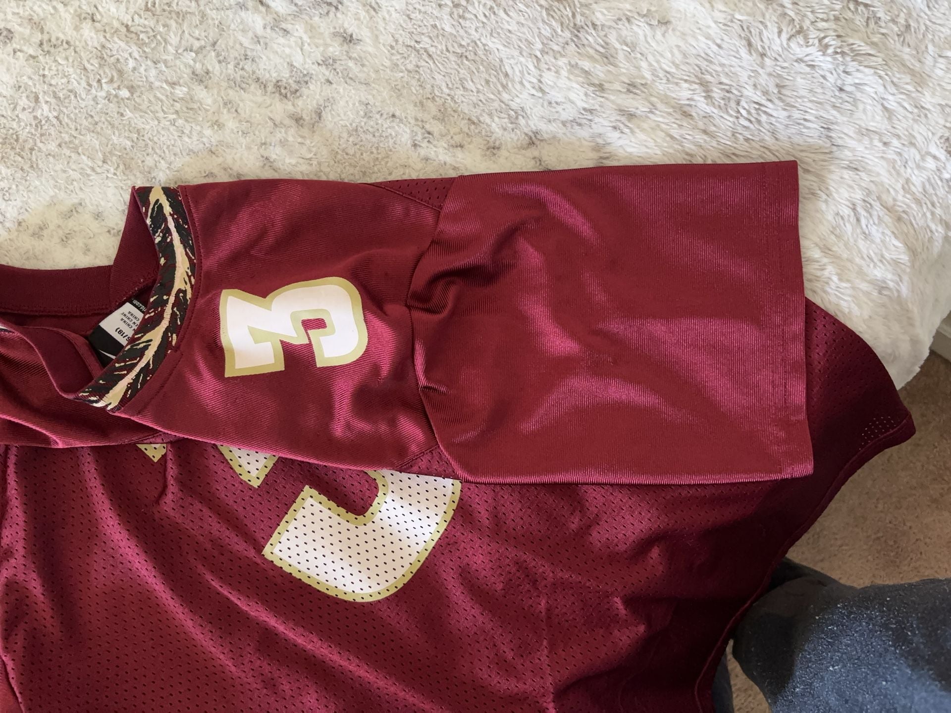 Nike Florida State Seminoles FSU #3 Football Jersey Youth Large 8