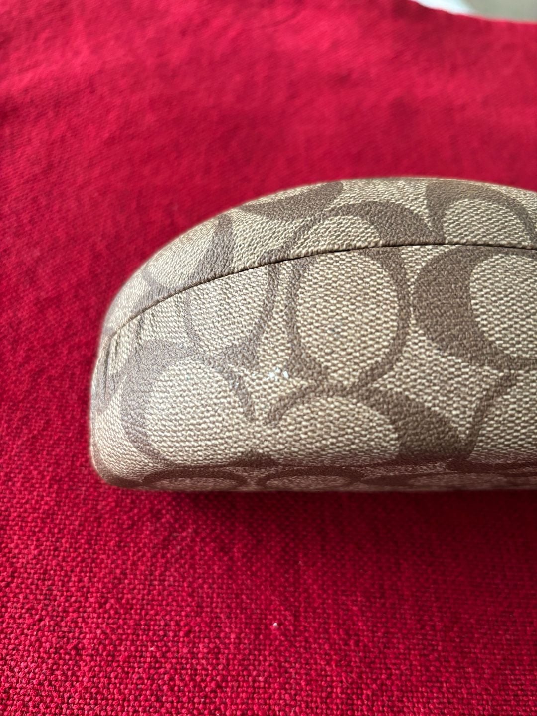 Coach Signature Monogram Hard Sunglasses Eyeglasses Case 7