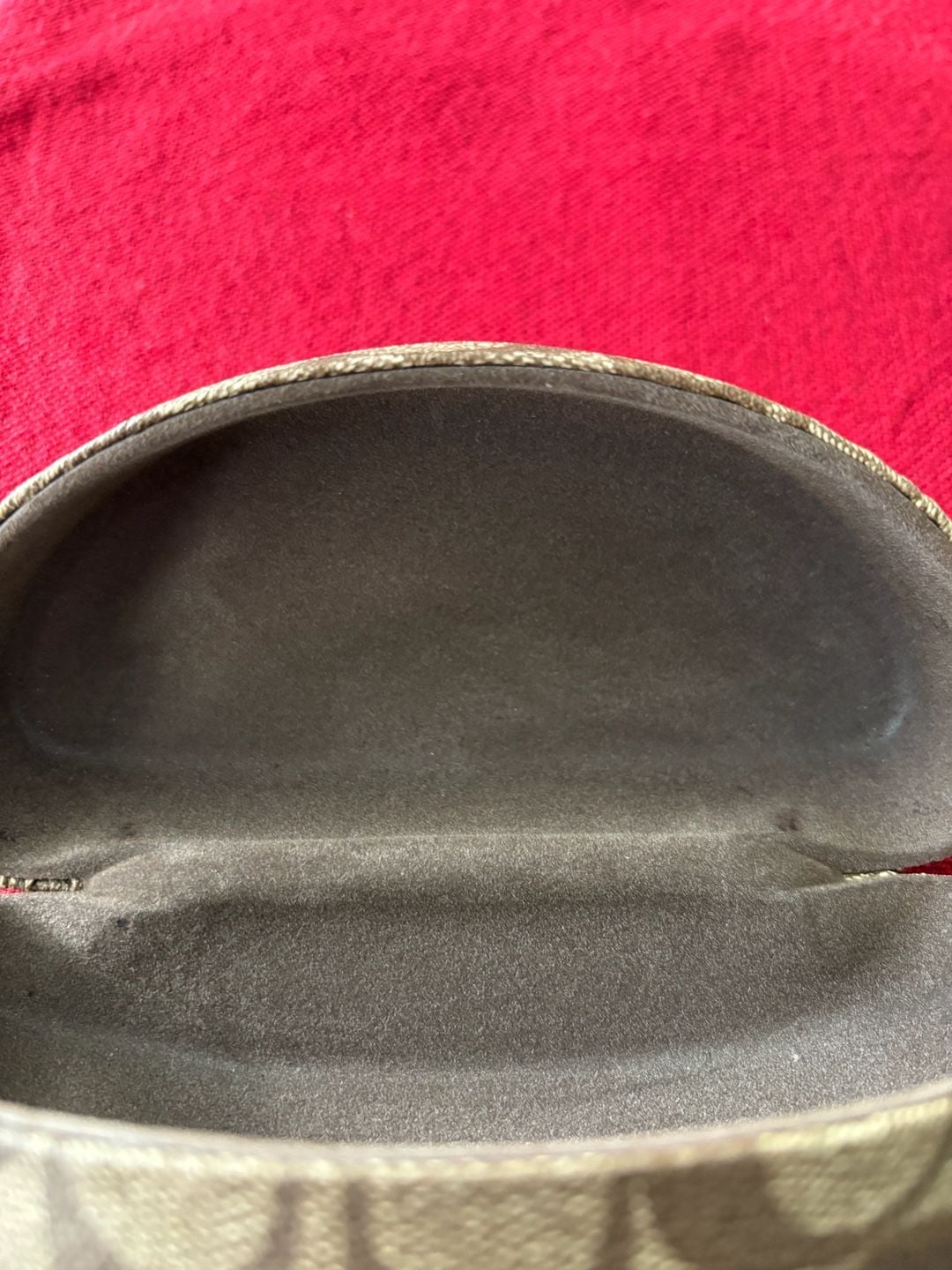 Coach Signature Monogram Hard Sunglasses Eyeglasses Case 12