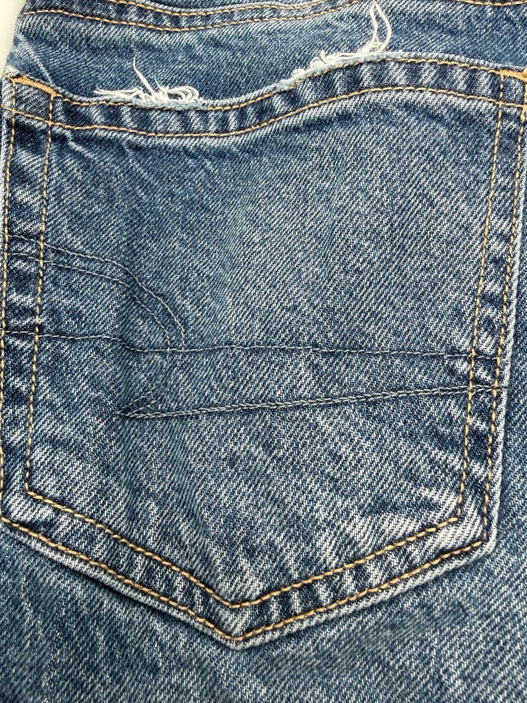 American Eagle Super High-Rise Straight Stretch Jeans Size 0 25W Regular 9
