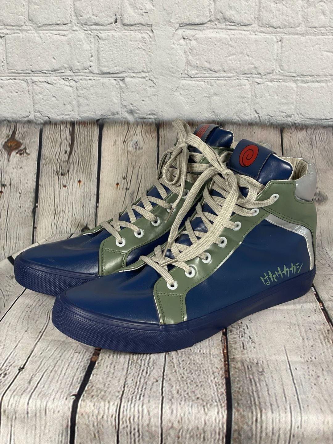 Ground Up Naruto Shippuden Kakashi Hatake High Top Sneakers Size 11 2