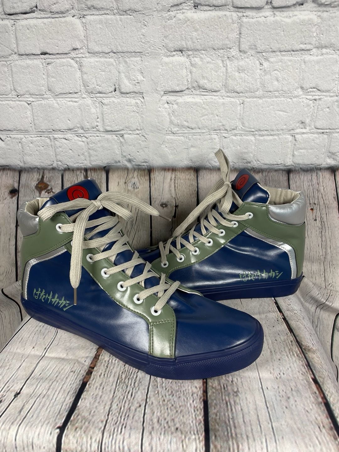 Ground Up Naruto Shippuden Kakashi Hatake High Top Sneakers Size 11 4