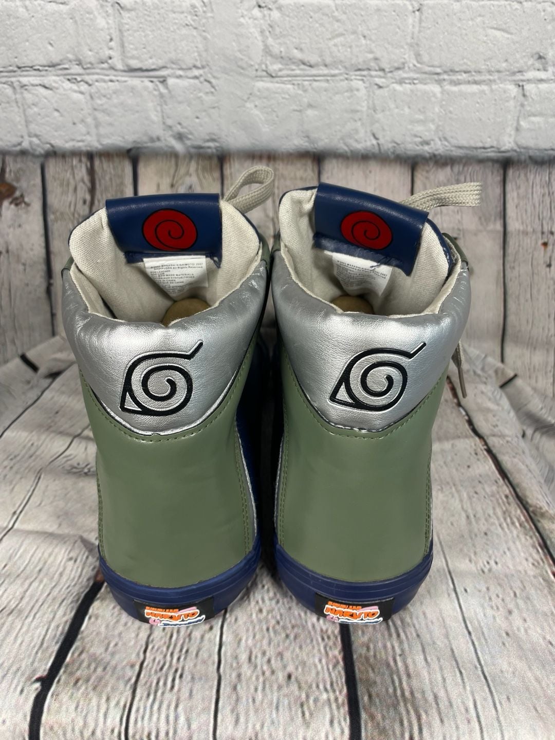 Ground Up Naruto Shippuden Kakashi Hatake High Top Sneakers Size 11 5