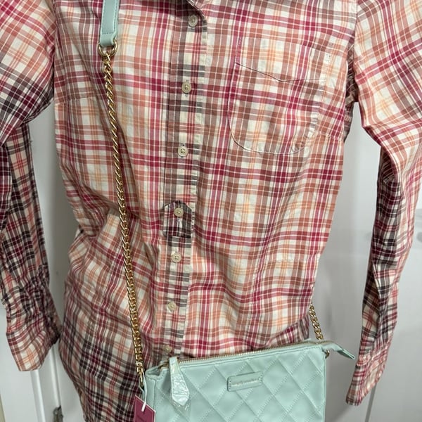 Simply Southern Quilted Vegan Leather Crossbody Bag in Mint