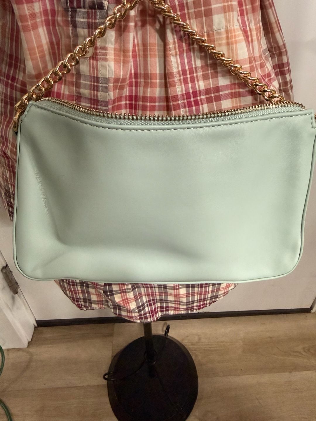 Simply Southern Quilted Vegan Leather Crossbody Bag in Mint 10