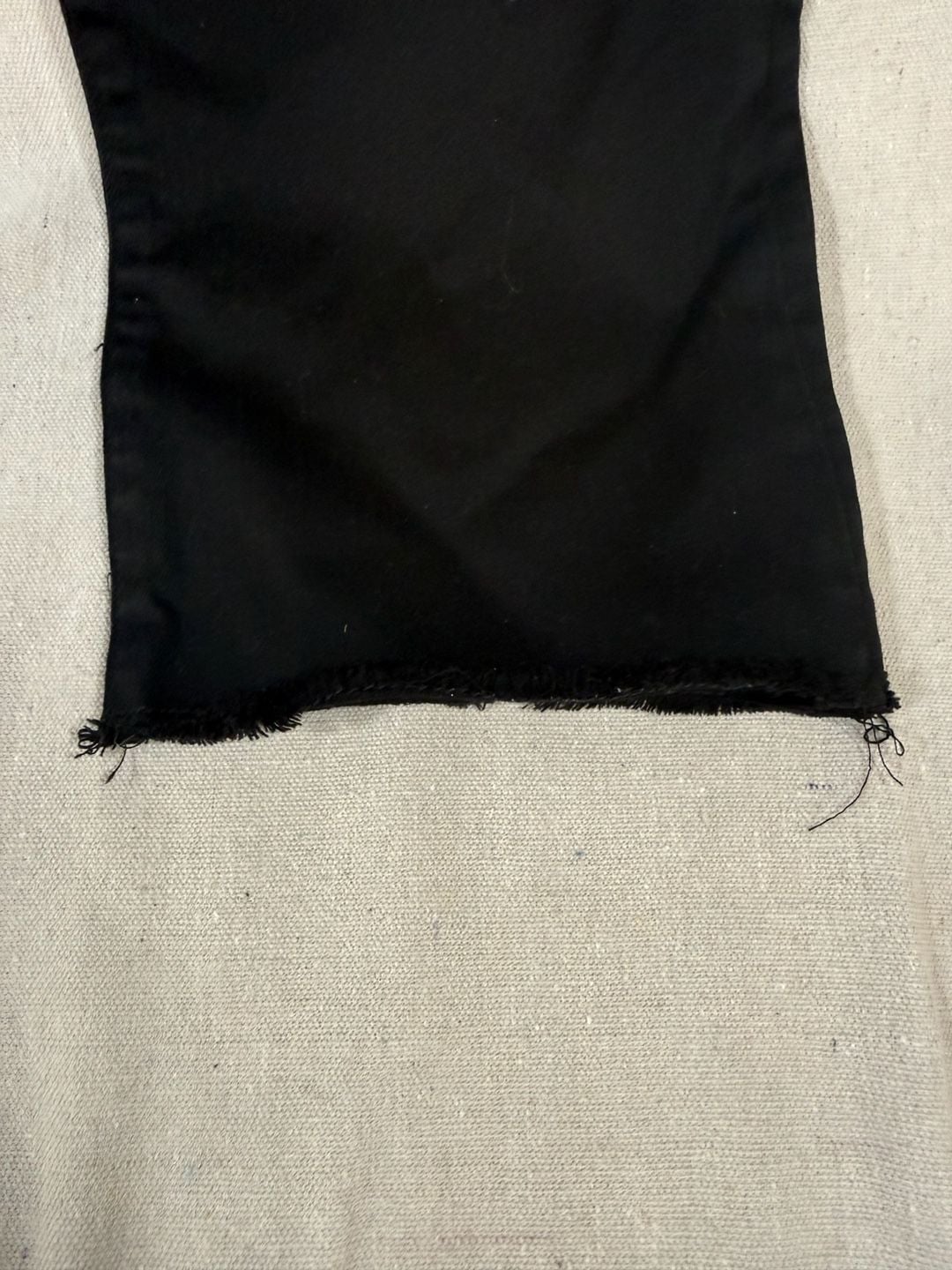 J.Crew 9" Demi-Boot Crop Jeans in Black with Raw Hem Size 30 4