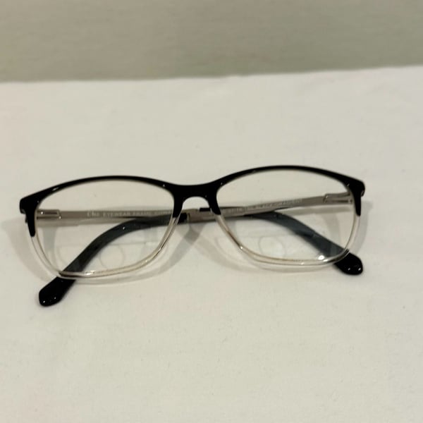 Chic Sophie Black Gradient Eyeglass Frames Size 57-16-150