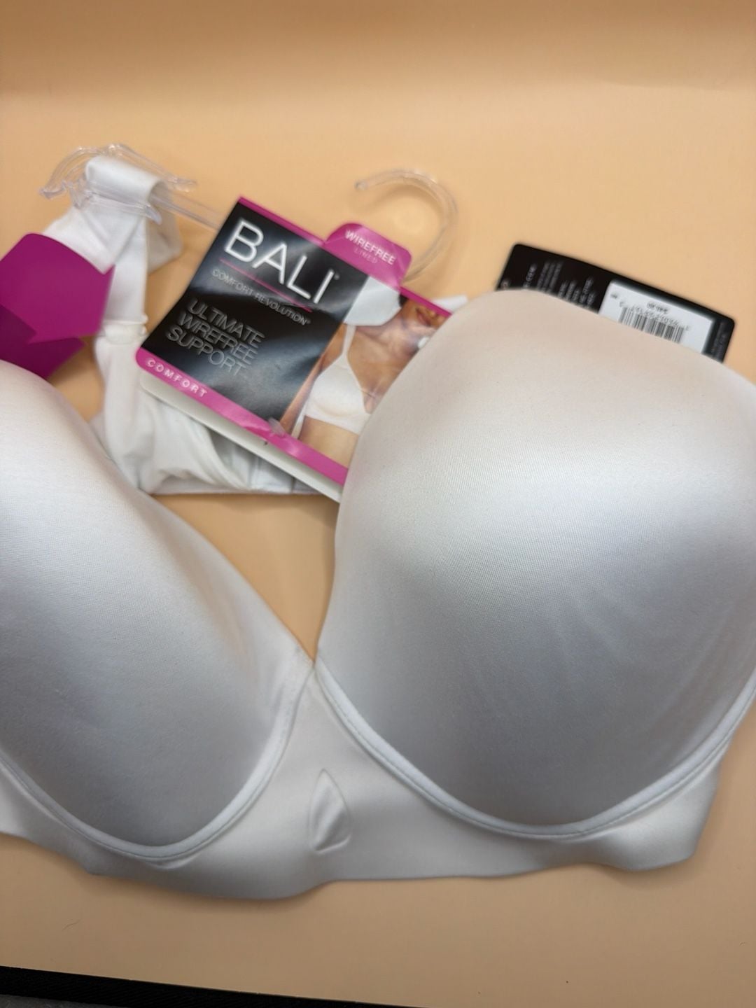 Bali Comfort Revolution Ultimate Wirefree Support Bra DF3462 White Size 2XL 2