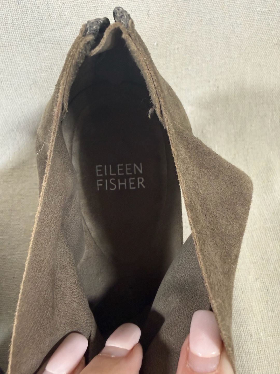 Eileen Fisher Draw Draped Suede Platform Wedge Sandals 3