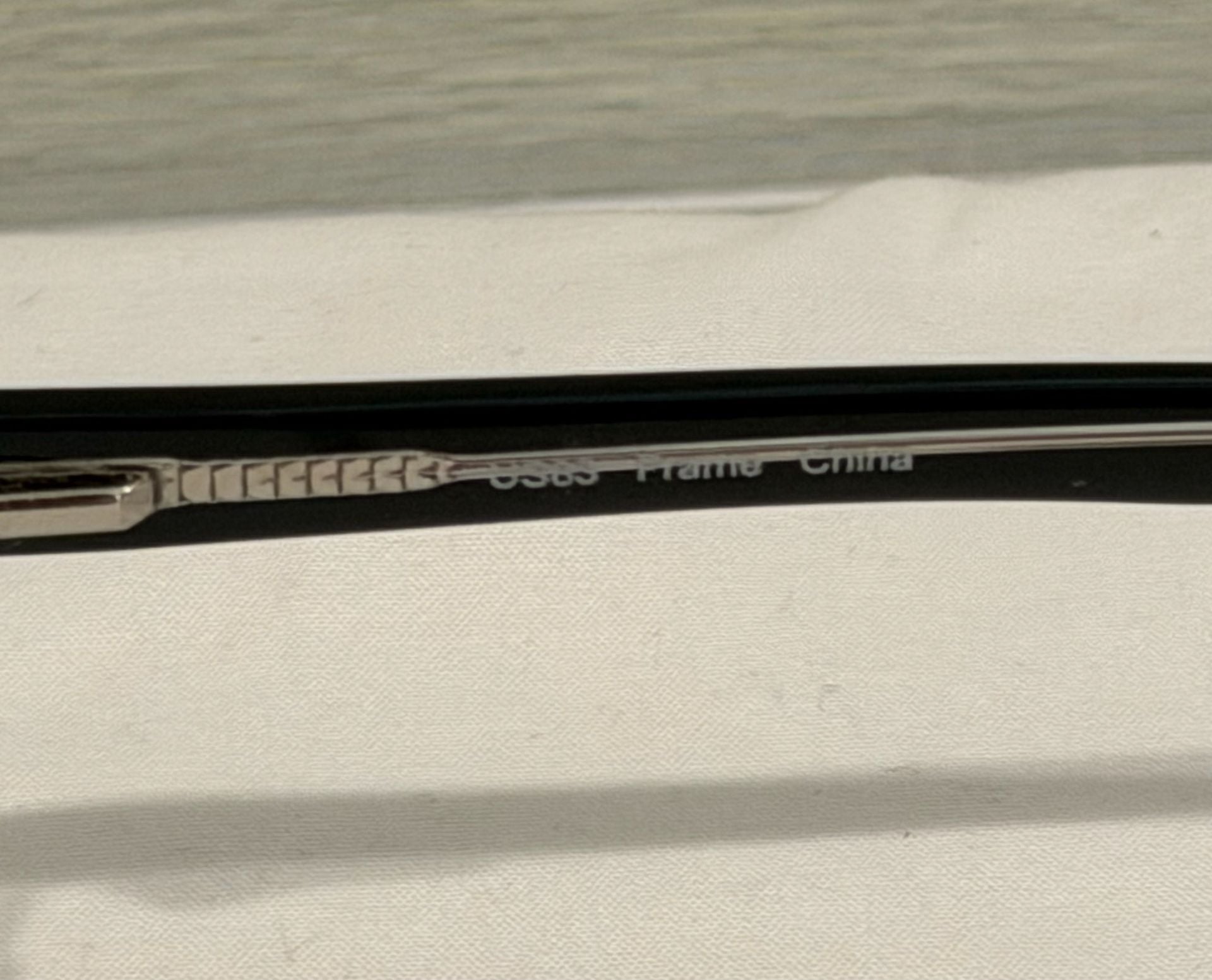 Foster Grant US83 Two-Tone Black and Clear Rectangular Eyeglass Frames 50-19-130 5