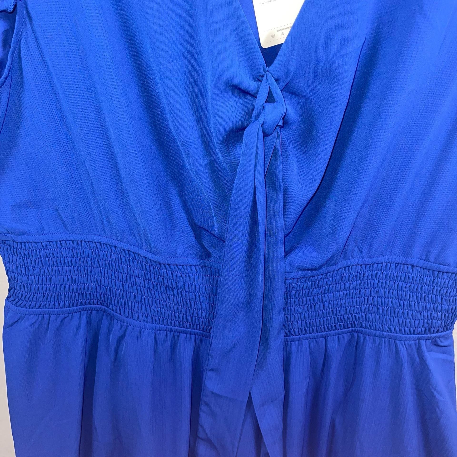 Niki ” Self Tie Smocked Dress ( Royal Blue ) – , 8