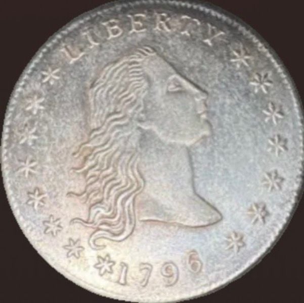 Sold at Auction: **VF/XF!!** 1799 Draped Bust Silver Dollar Lg. Eagle - **GREAT COLOR!**, 1
