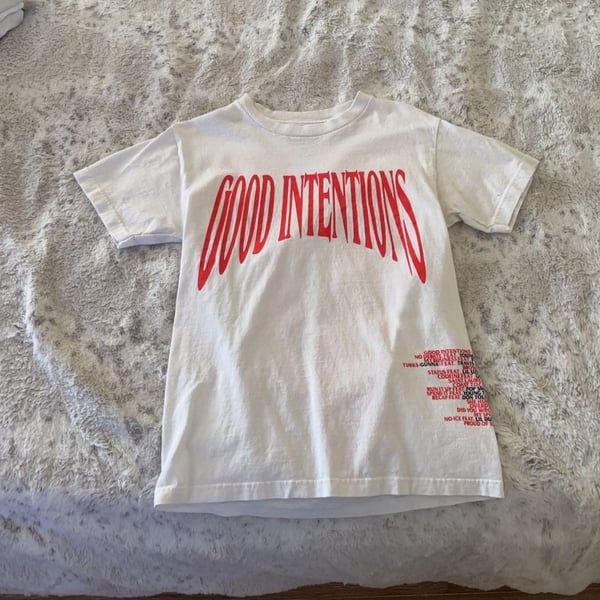 Vlone x NAV Good Intentions Tracklist Graphic T-Shirt