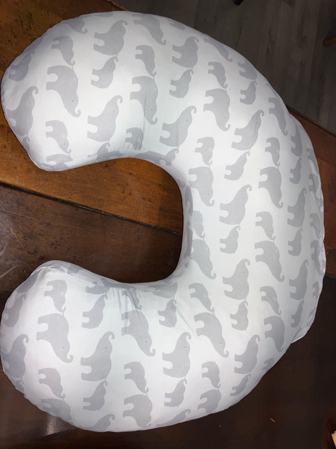 Grey Elephant Nursing PIllow, Premium Quality, 1