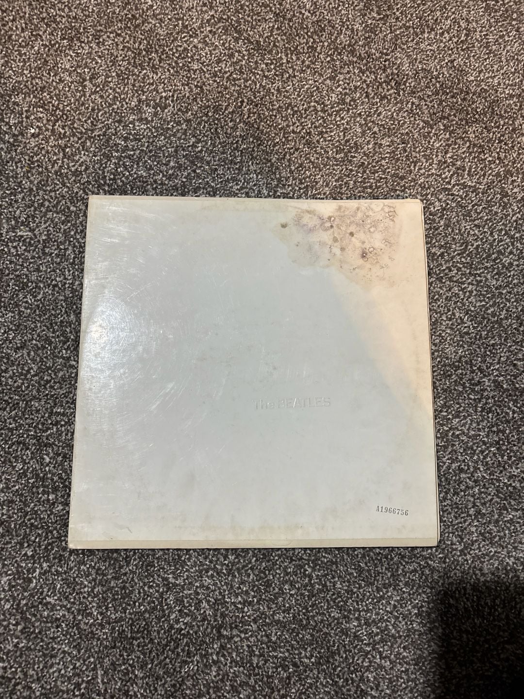 VHTF Low Number - The Beatles Compressed White Album Record Apple 1968 Misprint 1