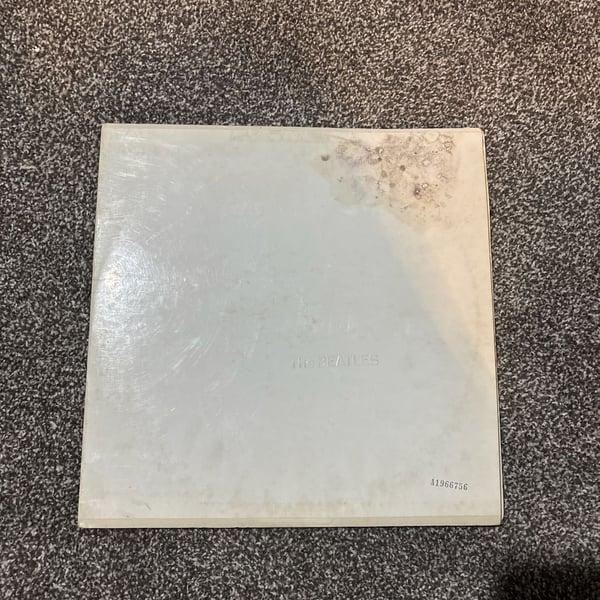 VHTF Low Number - The Beatles Compressed White Album Record Apple 1968 Misprint