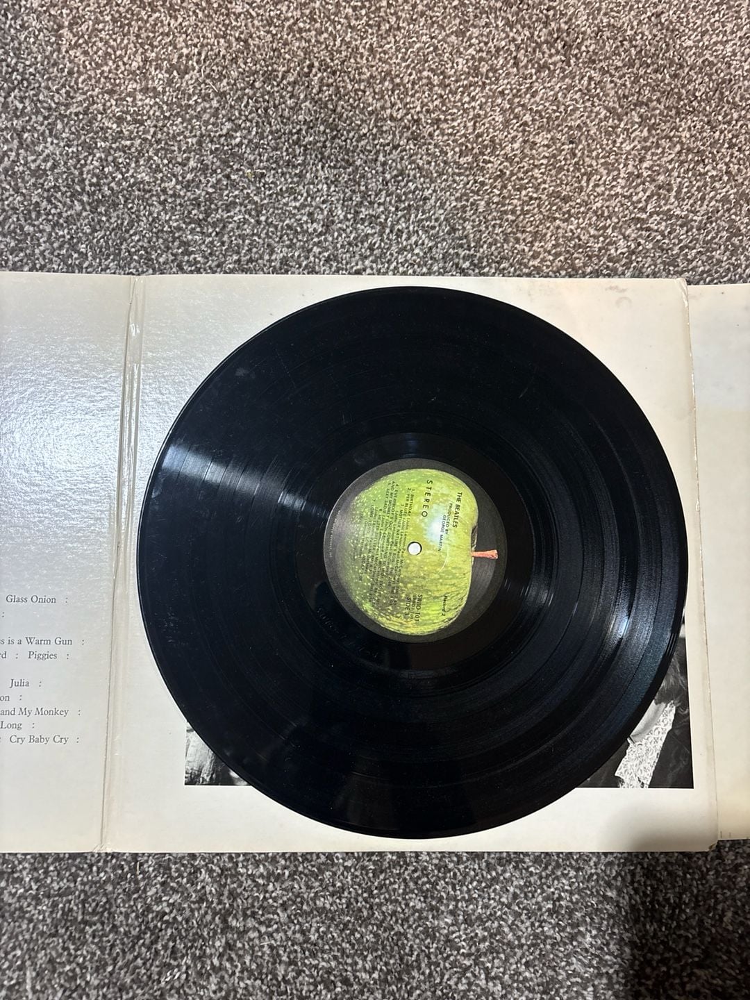 VHTF Low Number - The Beatles Compressed White Album Record Apple 1968 Misprint 4