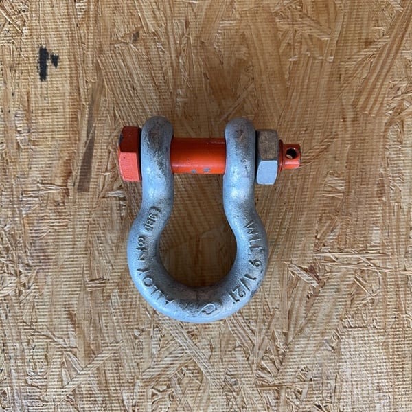 Crosby G-2130 Bolt Type Anchor Shackle WLL 9-1/2 Ton Alloy