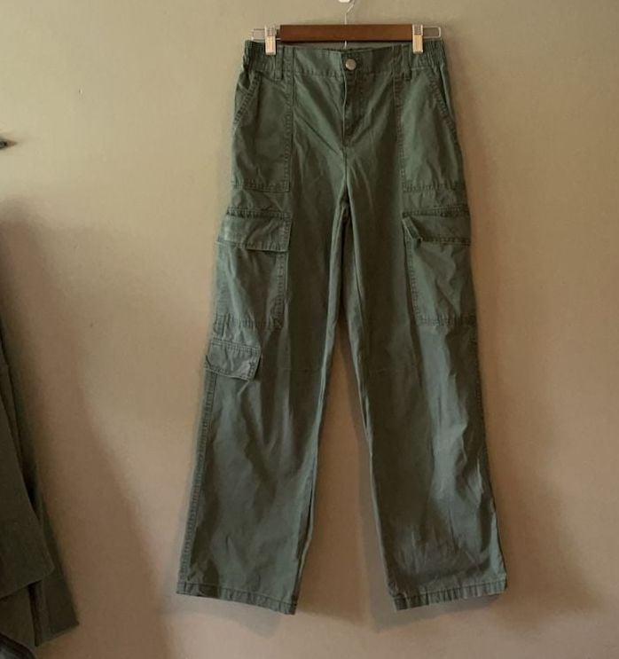 No Boundaries Canvas Cargo Pants - women's Leg - .com 2