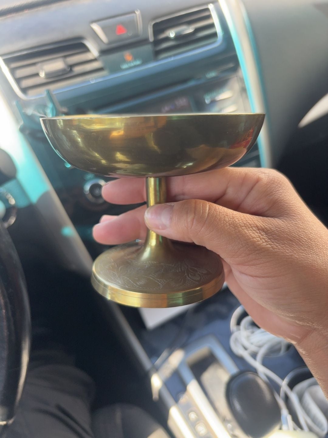 Vintage Brass Menorah 2