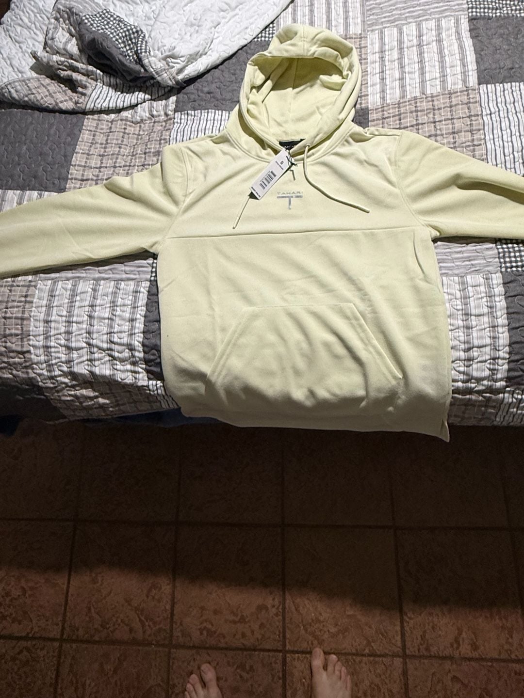 Tahari Men's Fleece Pullover Hoodie with Kangaroo Pocket, Cozy and Comfy - .com 1