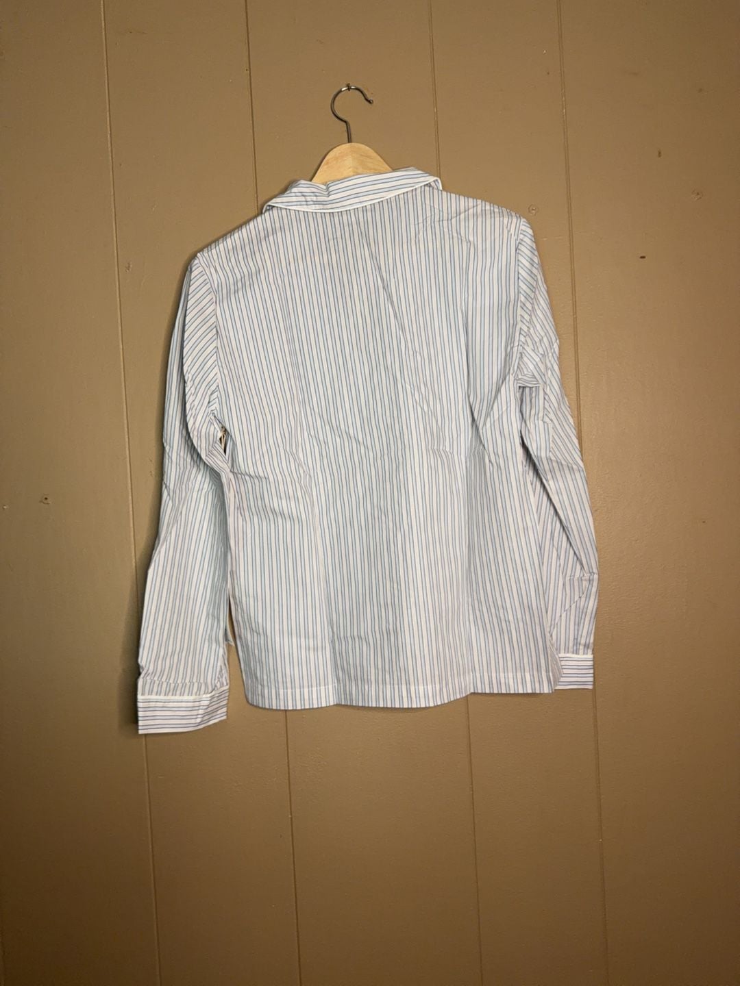 Haven Well Within Striped Cotton Poplin Pajama Shirt with Piping 4