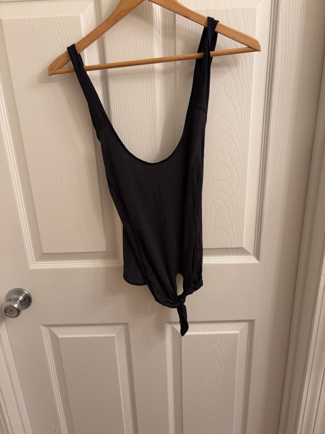 Lululemon Black Tie-Front Tank Top 2