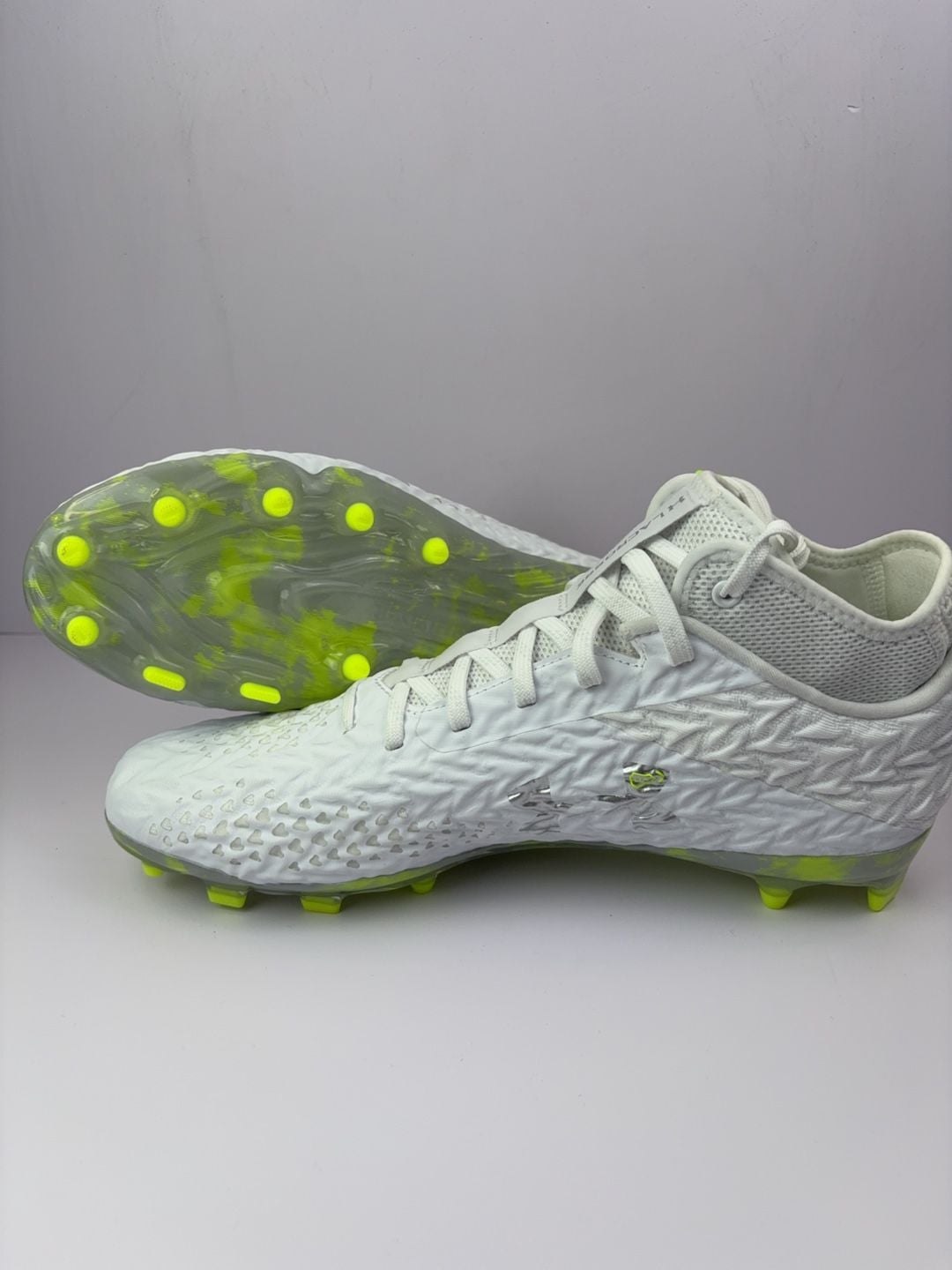 Under Armour Highlight Lacrosse Cleats White mens 9 6