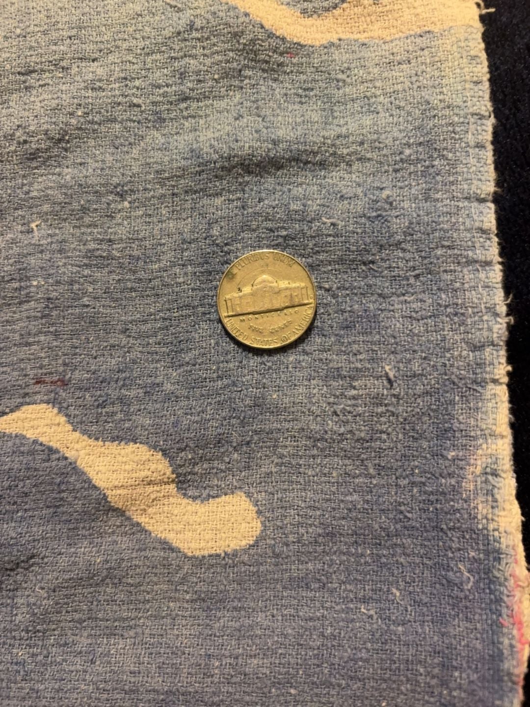 1964 Nickel- D Mint Mark On Reverse G In God Looks Like A C 2