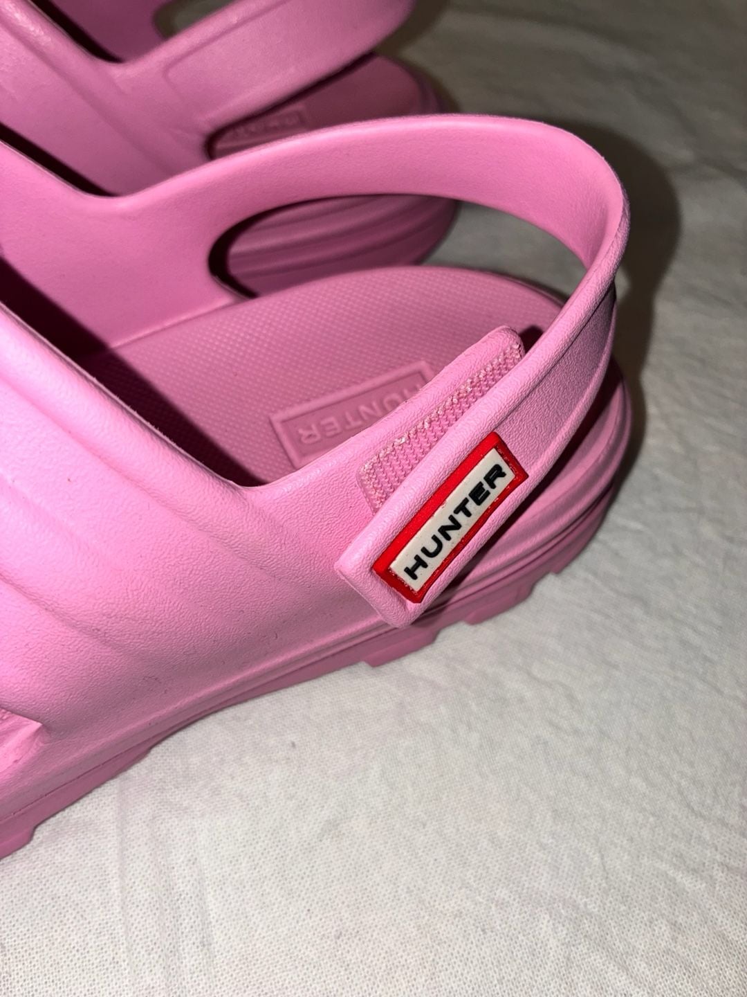 Hunter Women's Original Lightweight Platform Sandals Pink Size US 8 3