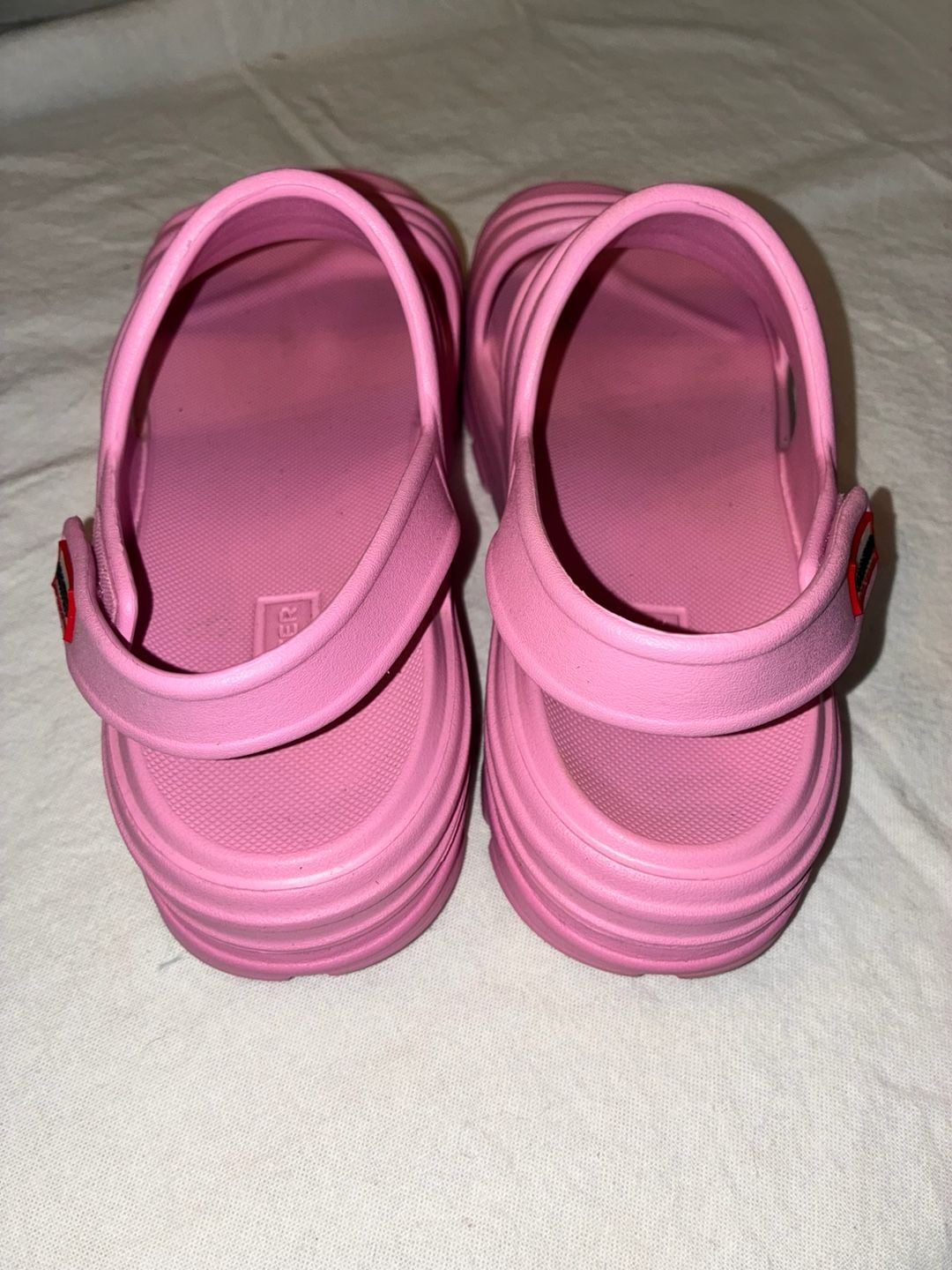 Hunter Women's Original Lightweight Platform Sandals Pink Size US 8 4
