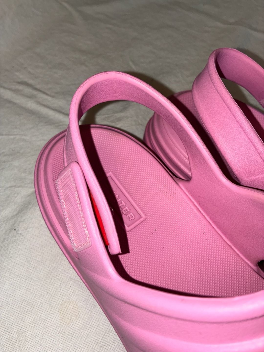 Hunter Women's Original Lightweight Platform Sandals Pink Size US 8 6